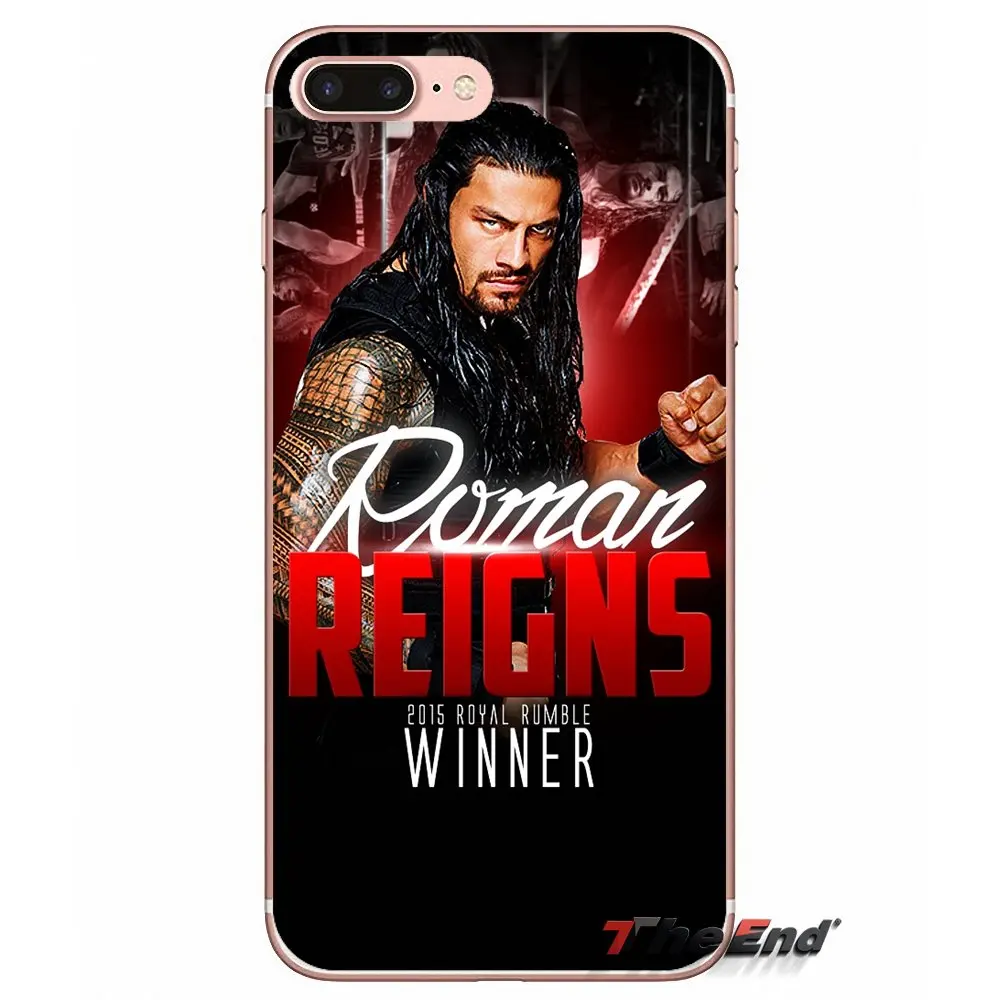 Мягкий силиконовый чехол для Huawei G7 G8 Ascend P7 P8 P9 Lite Honor 4C 5X 5C 6X Mate 7 8 9 Y3 Y5 Y6 II Pro Roman Reigns