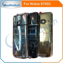 For Nokia 6700 Classic 6700C Mobile Phone Back Rear Cover Full Housing Battery Door Case Keypad Keyboard Gold Black Silver