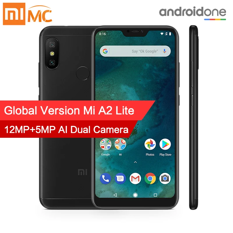 Глобальная версия Xiaomi Mi A2 Lite 3 ГБ 32 мобильный телефон Snapdragon 625 четыре ядра 5 84