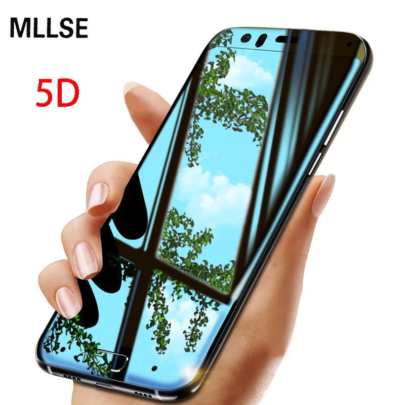 5D изогнутое закаленное стекло для Xiaomi Pocophone F1 Mi8 Pro 8SE 8 Lite Mi6 Mi5X MiA1 A2 Lite Полное клеевое Защитное стекло для экрана