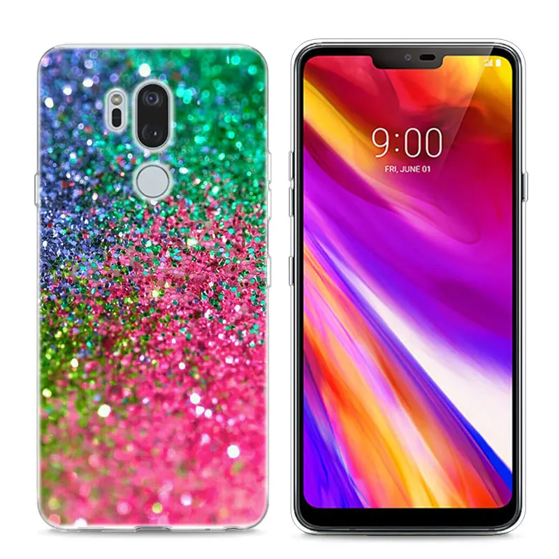 Style 01 Мягкий прозрачный силиконовый чехол для LG K50 K40 Q8 Q7 Q6 V50 V40 V35 V30 V20 G8 G7 G6 G5 ThinQ Мини Q чехол со стилусом стиль 0193A - Цвет: Style 01