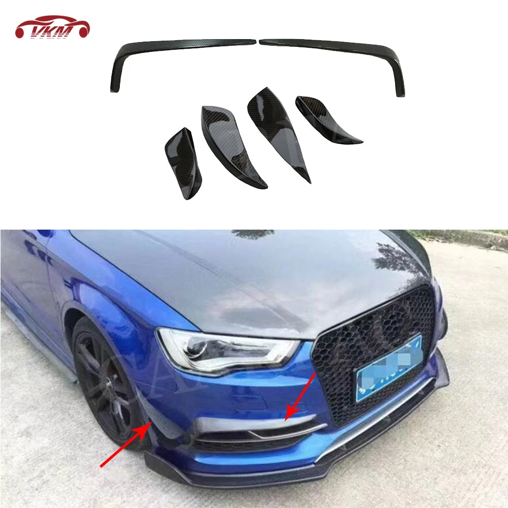 

Чехлы на передние противотуманные фары из углеродного волокна для Audi A3 S3 Sedan 2013-2016