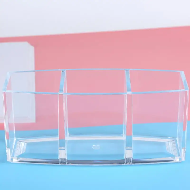 Акриловые ювелирные щетку помады хранения Box Дело Организатор Украшения в