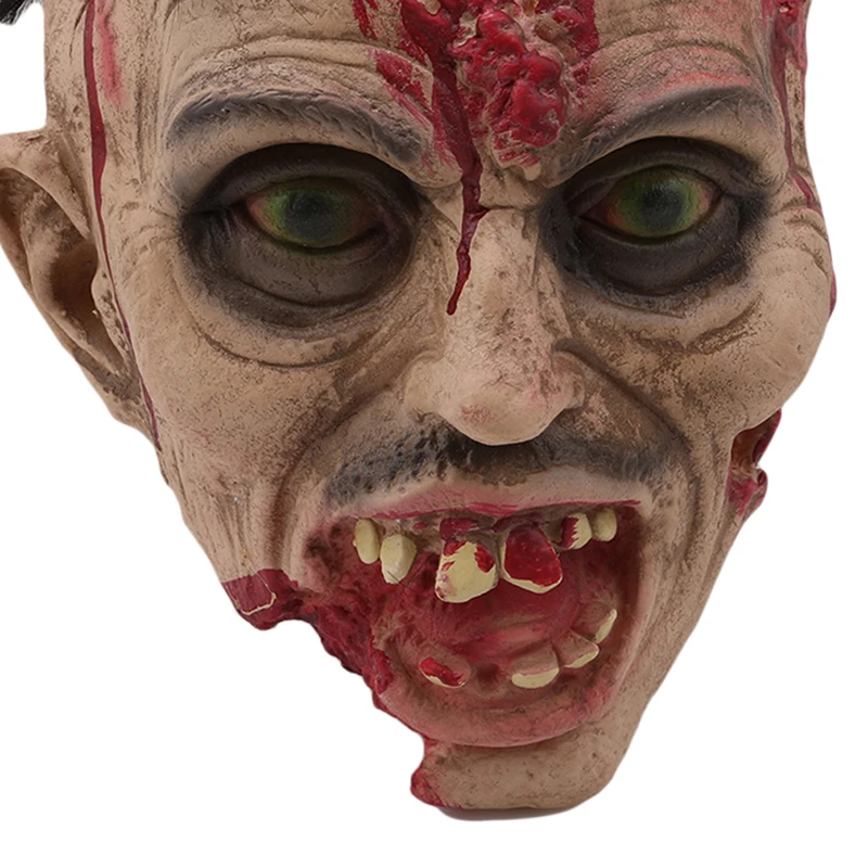 Halloween Decoration And Prop Rubber Horror Scary Human Head Props Zombie | Дом и сад