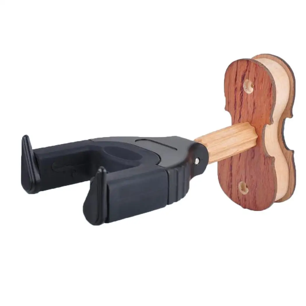 Violin Viola Wall Hook Automatic Lock Hanging Frame Shape Musical Instrument Wood Grain Home Store etc. | Спорт и развлечения
