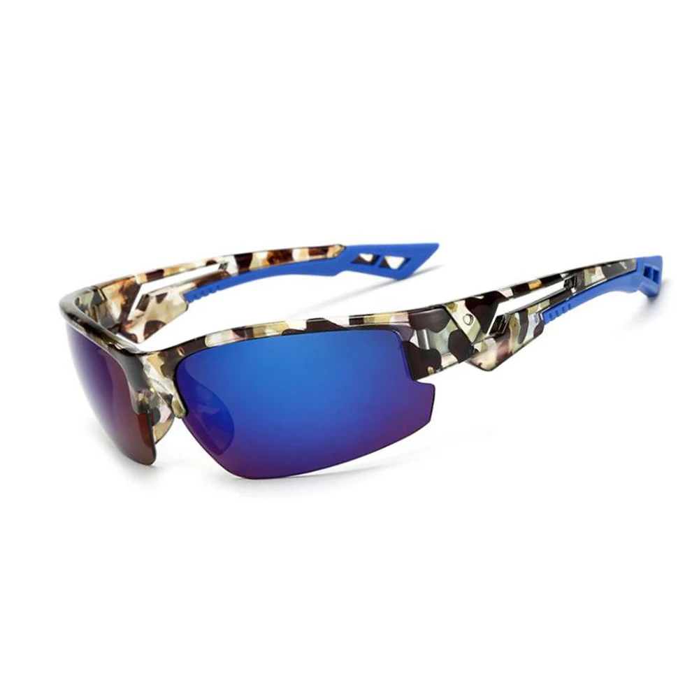 C03 Camo Blue Камуфляжные солнцезащитные очки, мужские очки для рыбалки, вождения, велоспорта, спортивные очки, oculos de sol, оборудование для рыбалки, мужские очки - Цвет: C03 Camo Blue
