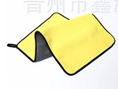 30x60 yellow grey Полотенце из микрофибры для мытья автомобиля, кухонные синие тряпки для чистки, полировки, сушки, впитывающие салфетки для мытья посуды, домашняя одежда - Цвет: 30x60 yellow grey