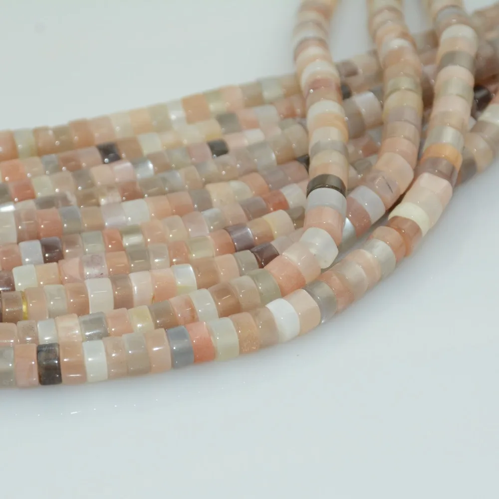 Бусины из лунного камня 6x3 мм|beads beads|beads colorfulbeads mix |