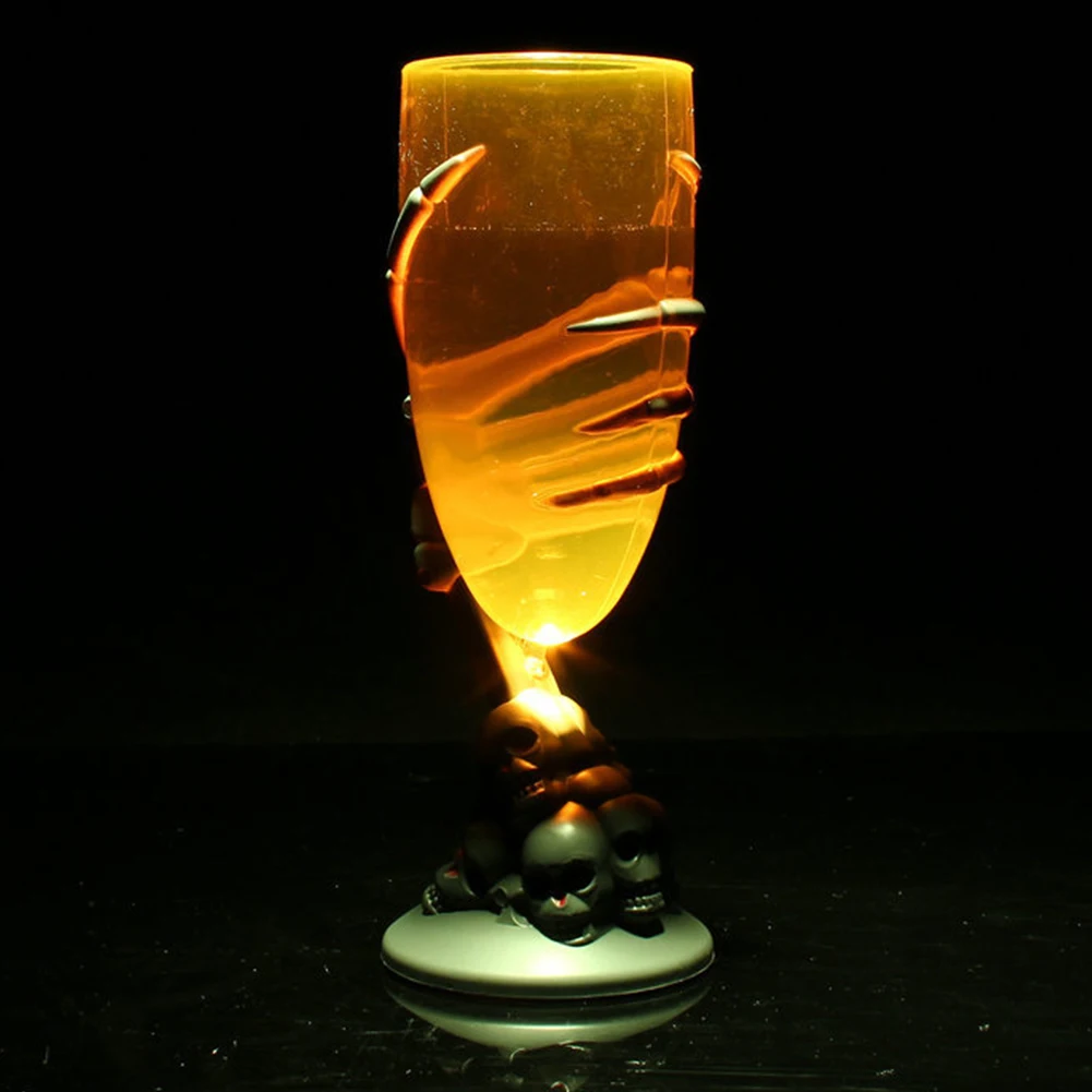 Коготь страшный скелет череп УФ фестиваль жуткий Кубок светящиеся для вечеринки