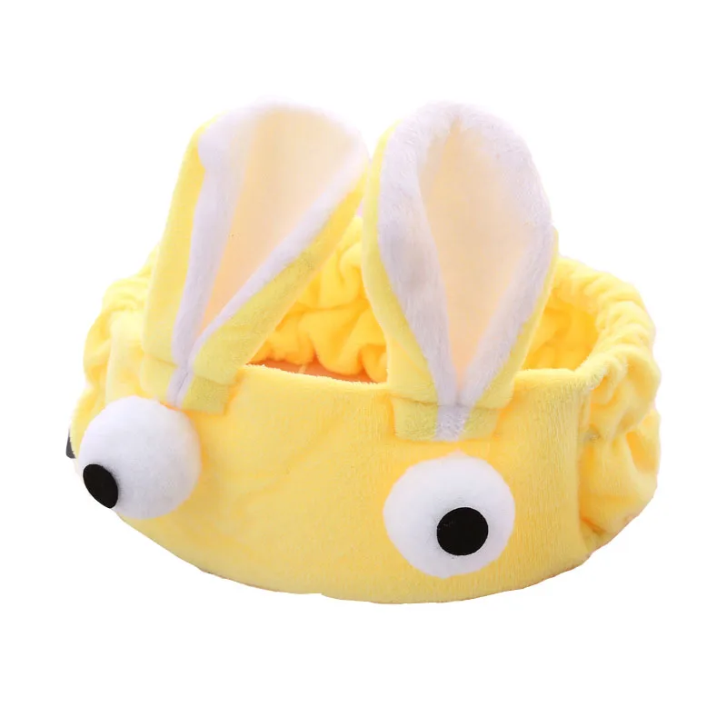 Женский удобный спа-ободок с большими глазками кролика для мытья лица и волос