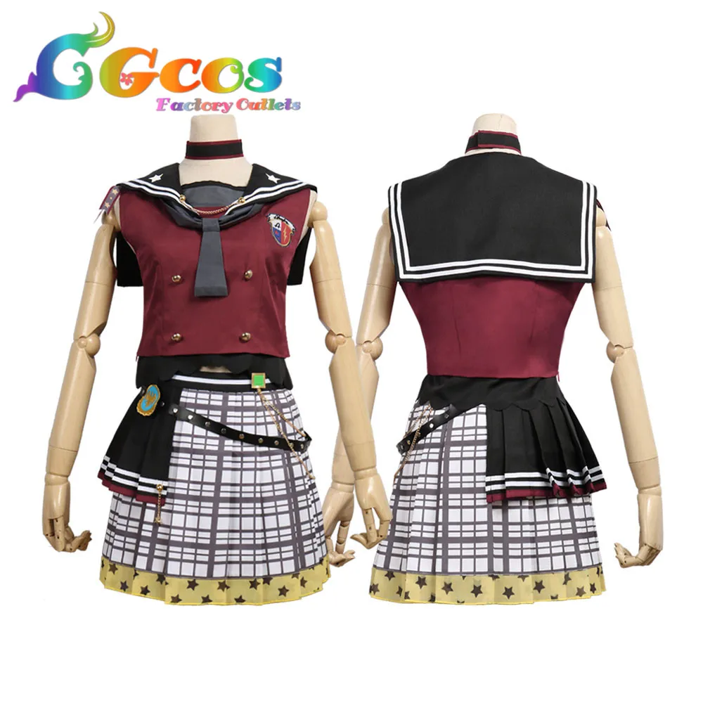 CGCOS Косплэй костюм Bang Dream! Afterglow Lost One Hazawa Tsugumi Платье Аниме Униформа Хэллоуин