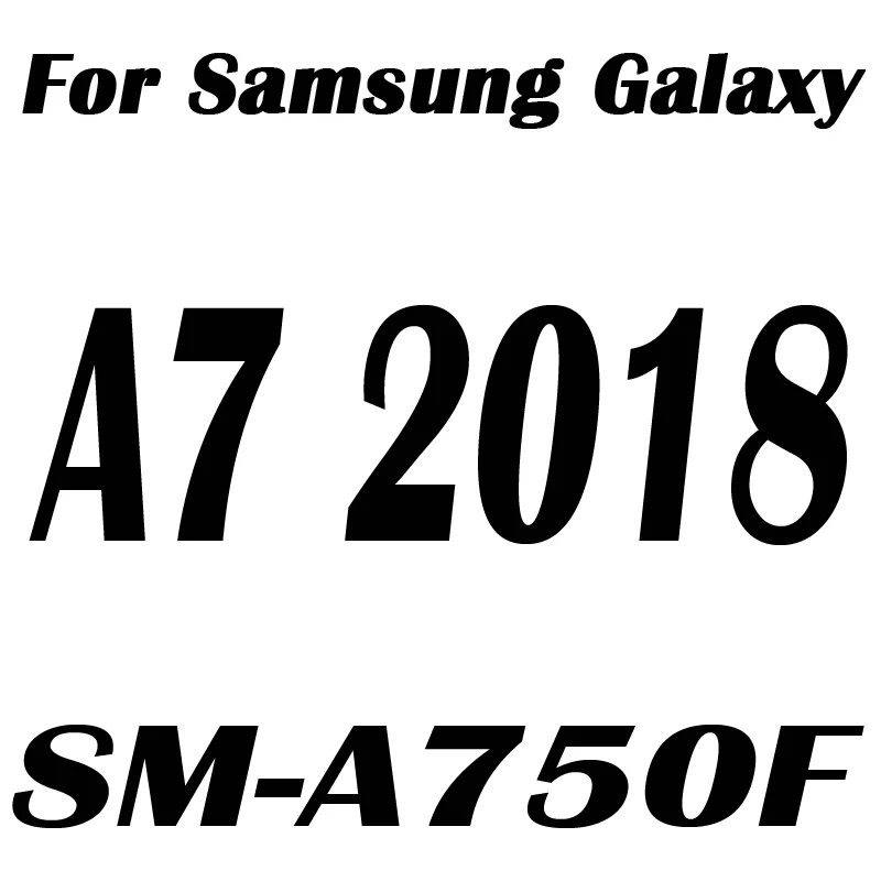 A7 2018 С уровнем твердости 9H закаленное Стекло для samsung Galaxy A7 A6 A8 плюс J4 Core J6 плюс A750F J600F A600F A530F пленка Экран протектор - Цвет: A7 2018