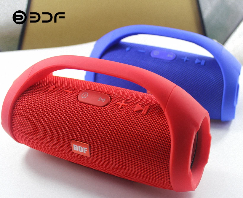 BDF Портативный Bluetooth Динамик Беспроводной музыке стерео колонки сабвуфер коробка