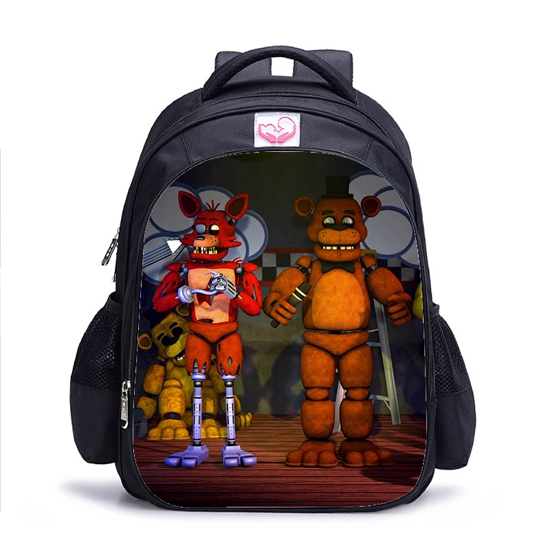 16 дюймов Five Nights At Freddys Детские рюкзаки для девочек-подростков школьные сумки ортопедический мультяшный рюкзак для детей мальчиков