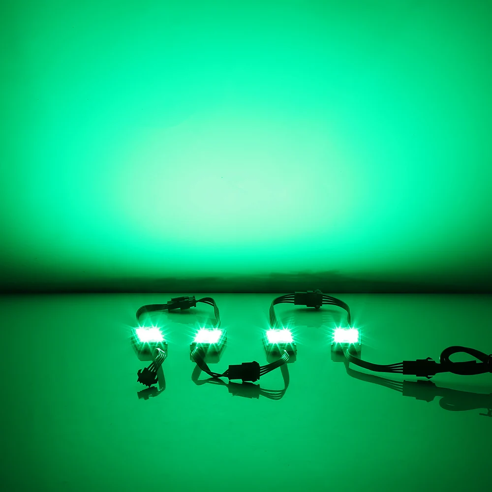 Автомобильный RGB светодиодный нижний светильник RGB светильник с пультом дистанционного управления декоративные атмосферные лампы