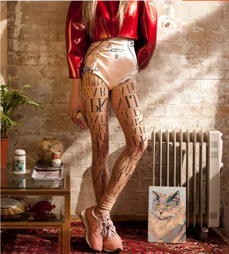 Колготки с треугольным узором и принтом в виде букв 2 пары упаковке|Колготки| |