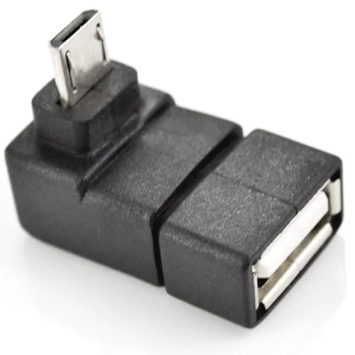Переходник с разъема USB 2 0 A на Micro 5 Pin 90 градусов вверх под углом штекера|usb 2.0|usb 2.0