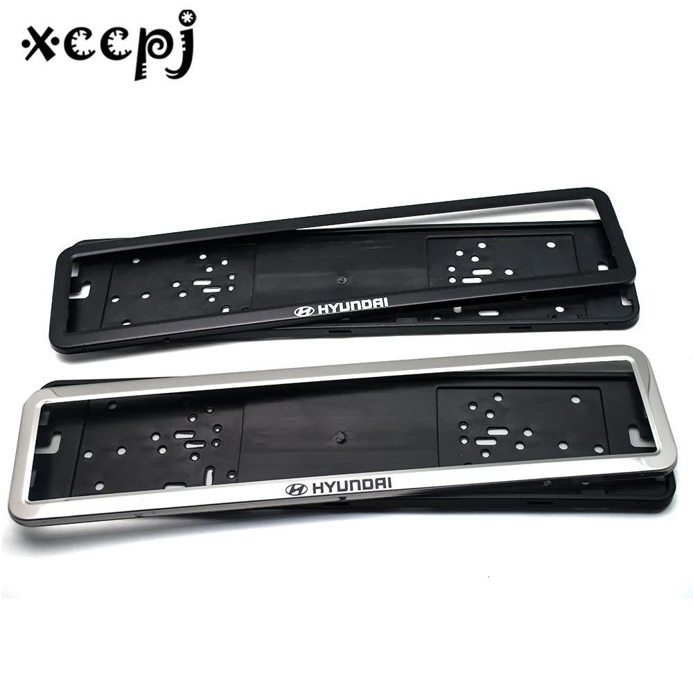 1 шт. нержавеющая сталь Европейский Универсальный Автомобильный номерной знак