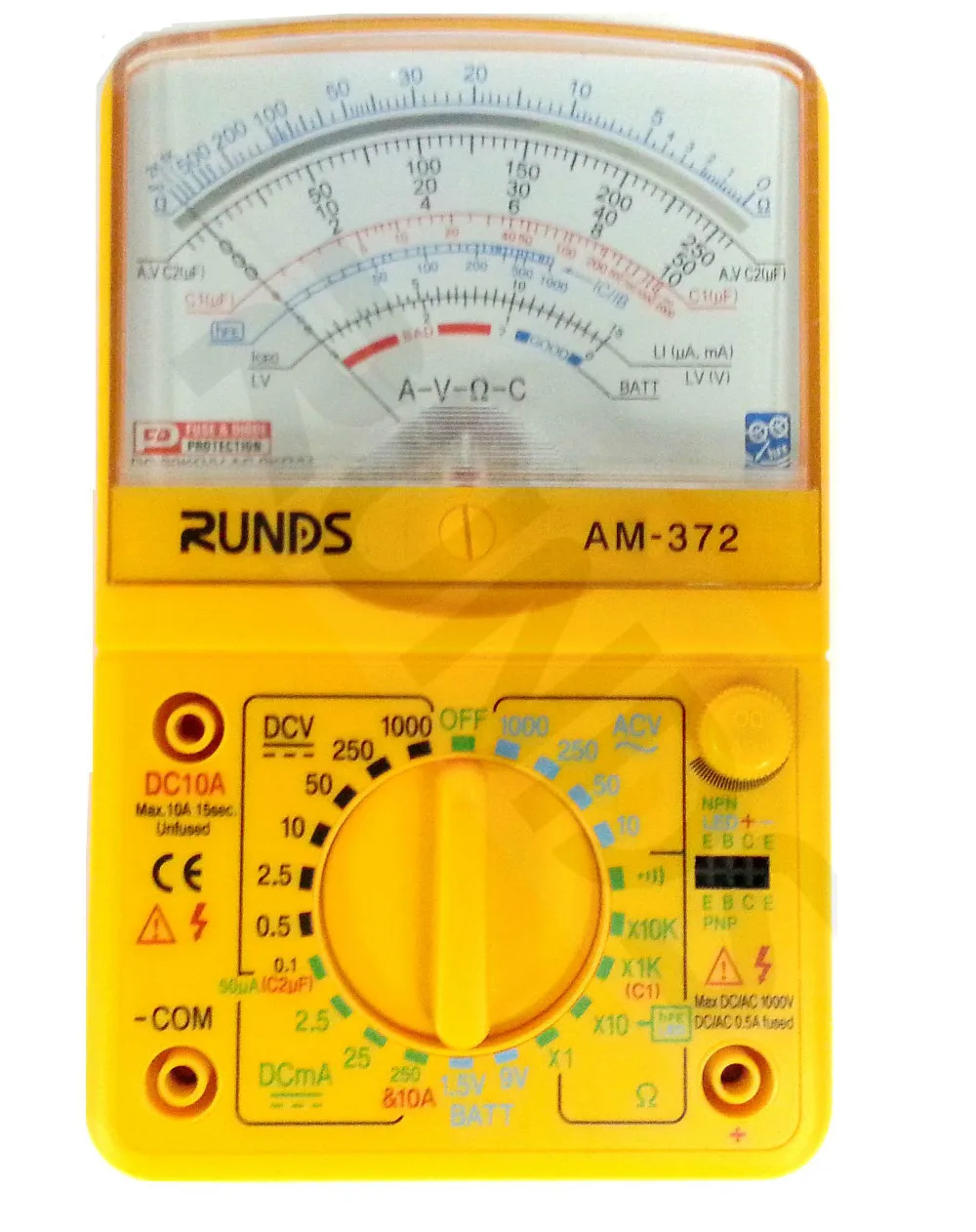 Аналоговый мультиметр AM-372 тонкий и красивый высококачественные