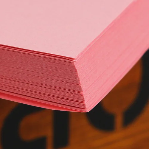pink 100 шт./лот A4 красочная крафт-бумага, сделай сам, изготовление карточек Бумага высокое качество Копировальная Бумага Толстая бумажный картон, плотный картон - Цвет: pink