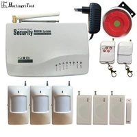 huilingyitech wireless home gsm security alarm system kit control with app auto dial motion detector sensor burglar alarm system