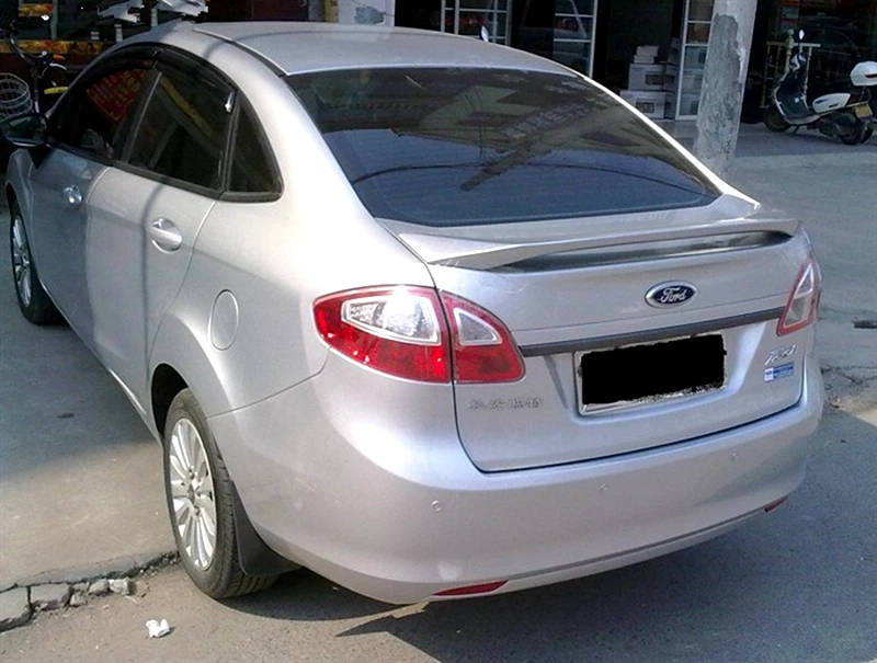 Для Ford Fiesta 2009-2017 спойлер высокого качества ABS Материал заднее крыло автомобиля