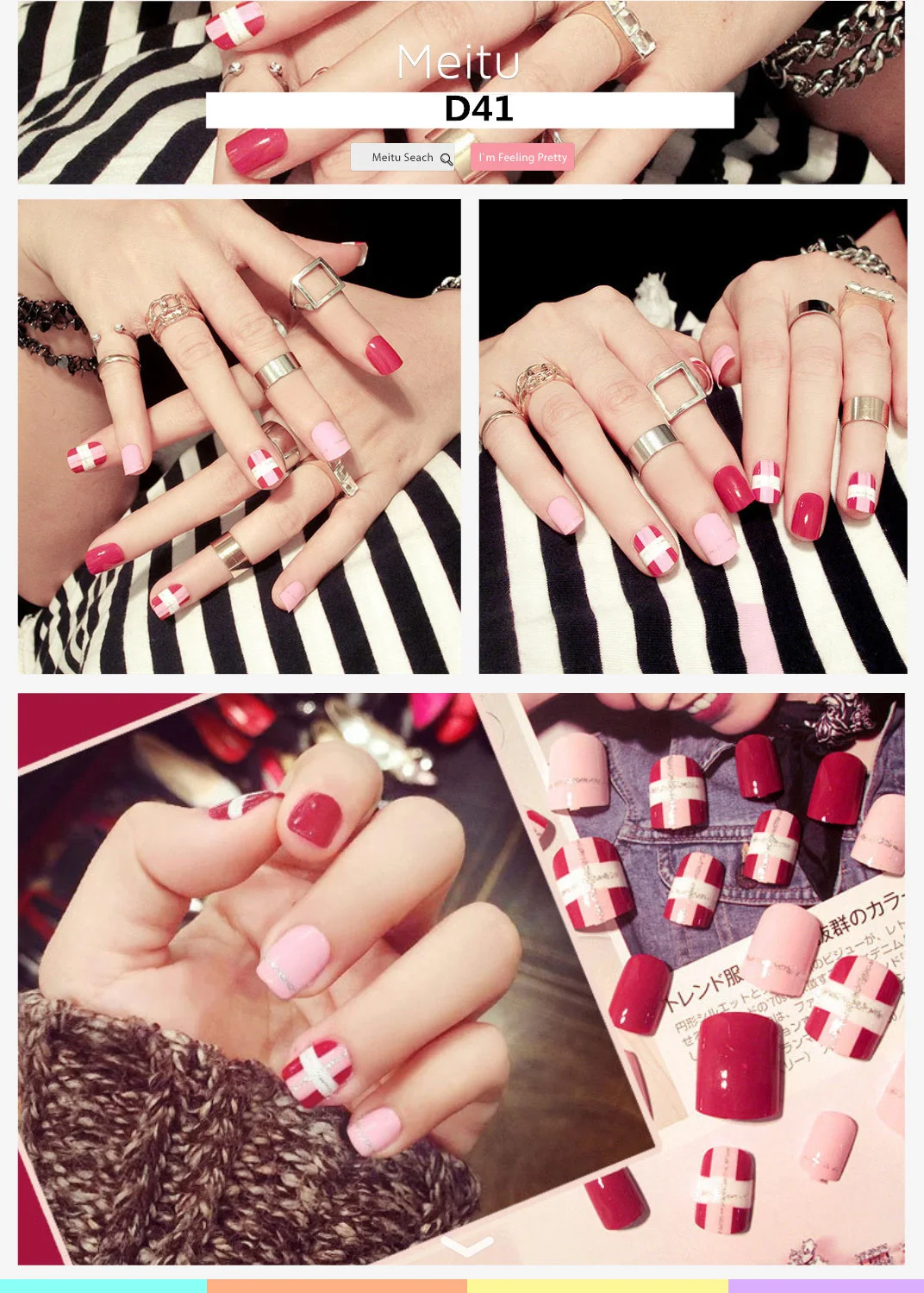 Мягкие Накладные ногти милые прочные водонепроницаемые Короткие Размеры Diy Nail Art 26 стилей аксессуары 24 шт накладные ногти с клеем
