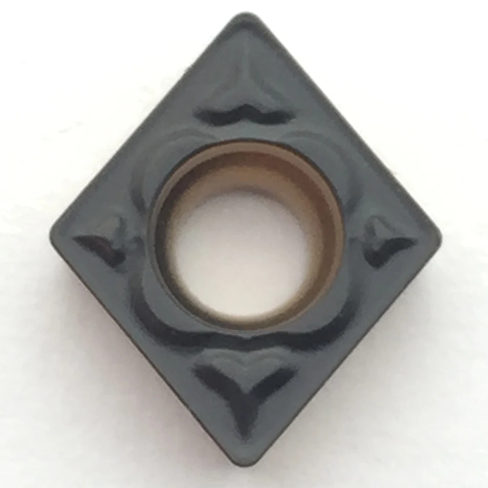 

10pcs CCMT060204-PF 4225 Carbide inserts Lathe cutter Cutting Tool CNC Tools blade High cost performance