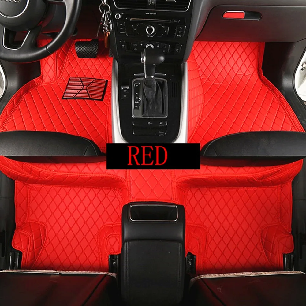 На заказ для Jeep Grand Cherokee 2007 2010 2011 2018 кожаные автомобильные коврики