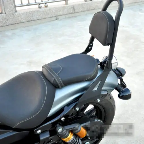 Накладка на заднее ПАССАЖИРСКОЕ СИДЕНЬЕ мотоцикла + спинка Сисси для Yamaha XVS950 XVS 950