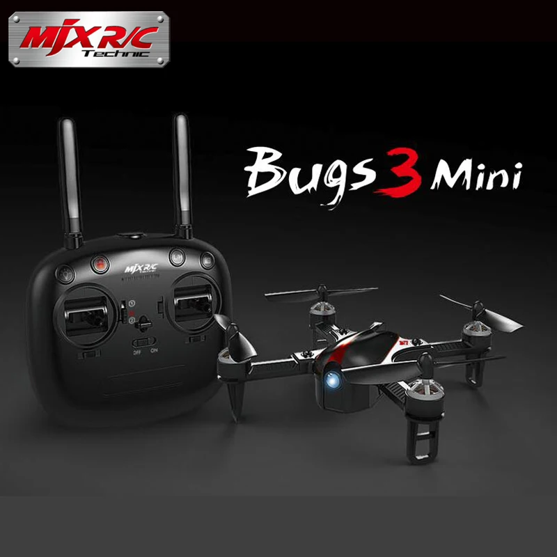 Мини вертолет MJX Bugs 3 B3 2 4 ГГц с бесщеточным Мотором Дрон фотовспышкой 720P Wi Fi камера
