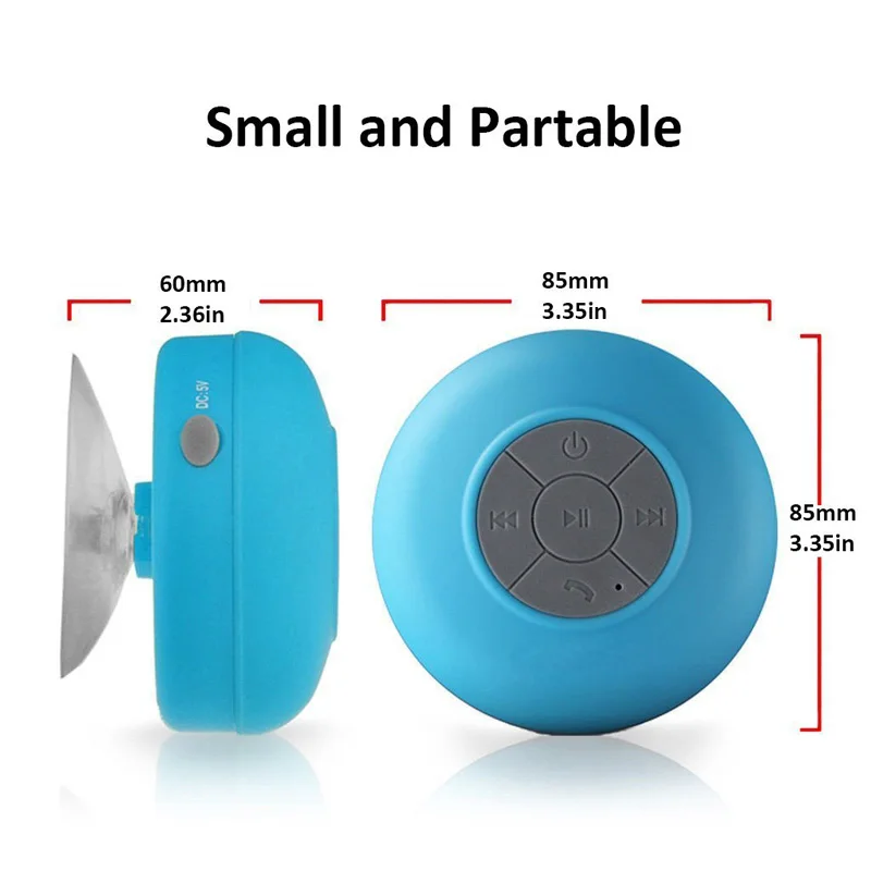 JKING Мини Bluetooth динамик Портативный водостойкий Беспроводной Громкая Связь