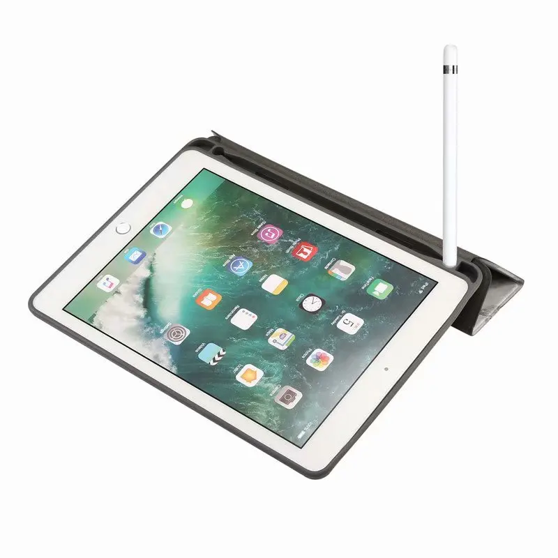 Чехол для ipad 9,7 со слотом для ручки, умный чехол для ipad 5/6/Air 2/Pro 9,7, чехол для планшета с функцией автоматического сна/пробуждения