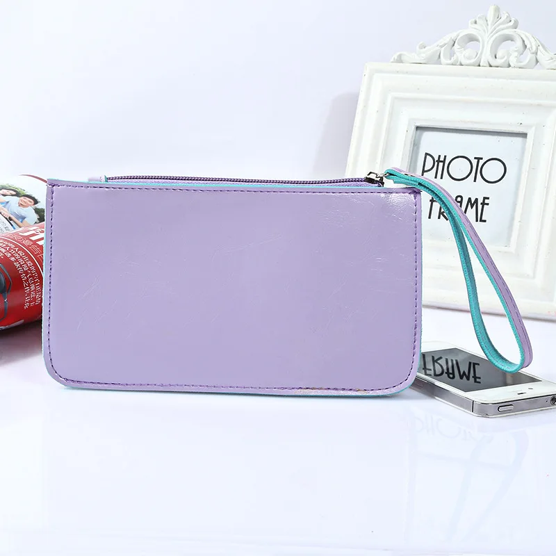 Длинные Стильные женские кошельки женский милый клатч на молнии держатель для