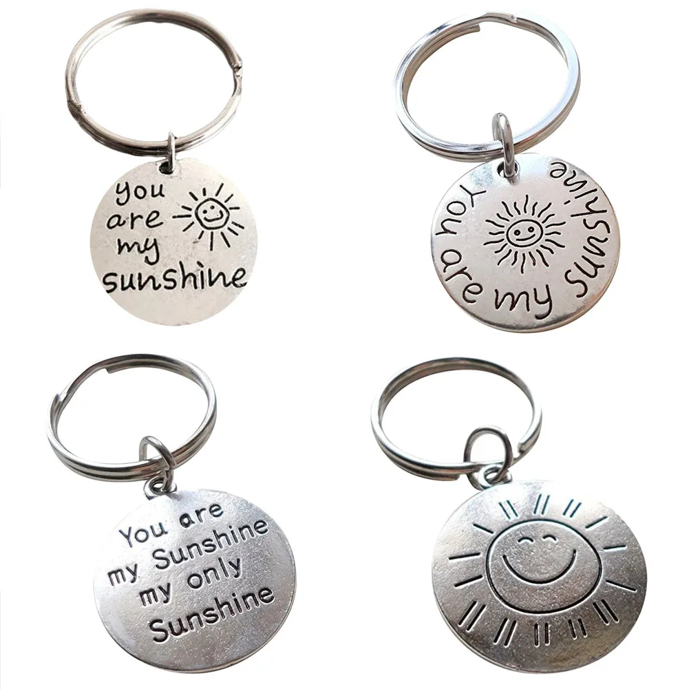 Брелок с надписью You're My Sunshin Love Heart 1 шт. брелок для мужчин и женщин | Украшения