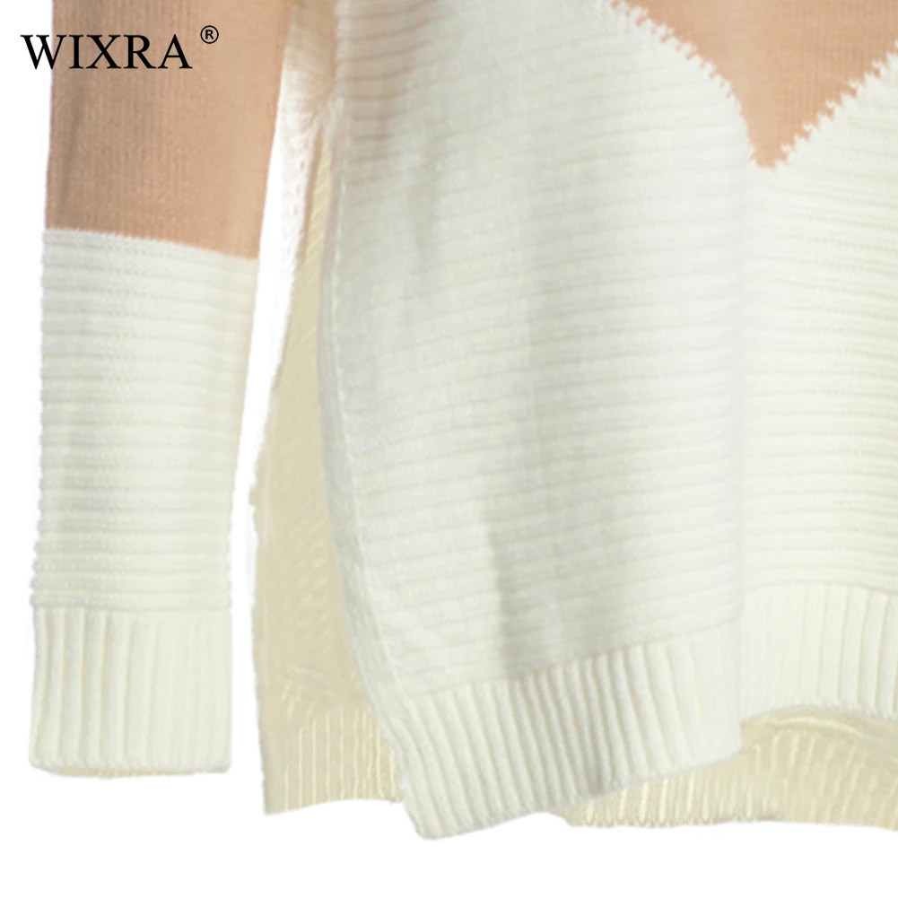 Wixra Pullovers Sweater O-Neck Casual Loose Pretty Sweaters Knitting Spring Autumn Winter For Women Women's Clothing | Женская