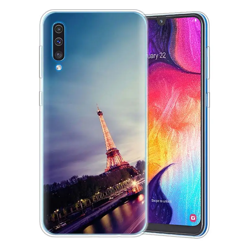 Модные лондонского городского Эйфелева чехол для samsung A50 A70 A60 A40 A30 A20 A20e A10 M30 M20 M10 A7 A9 силиконовый чехол для телефона из ТПУ с принтом " - Цвет: 05