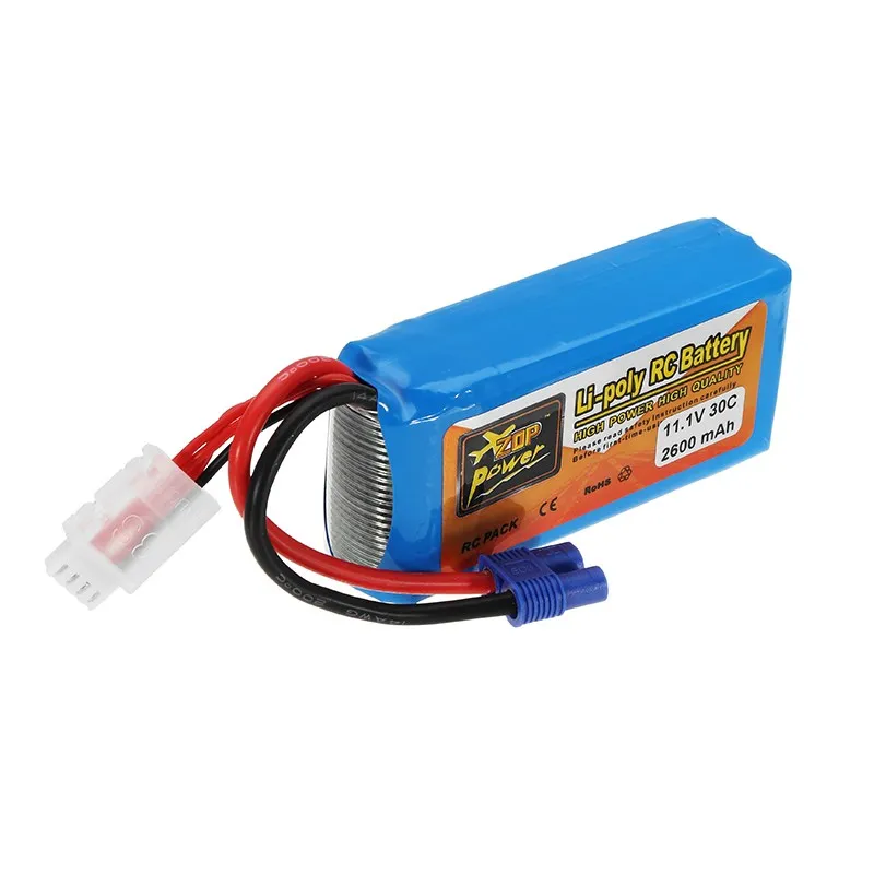 ZOP Power 11 1 В 2600 мАч 30C 3S Lipo батарея EC3 вилка для 1/8 RC автомобиля|3s lipo battery|zop power3s |