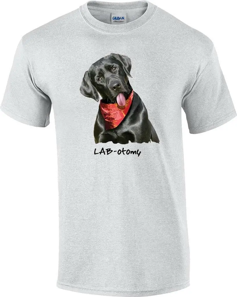 Забавные черные Лабрадор собака лаборатория отомия T Shirt2019 Красивые футболки Топ