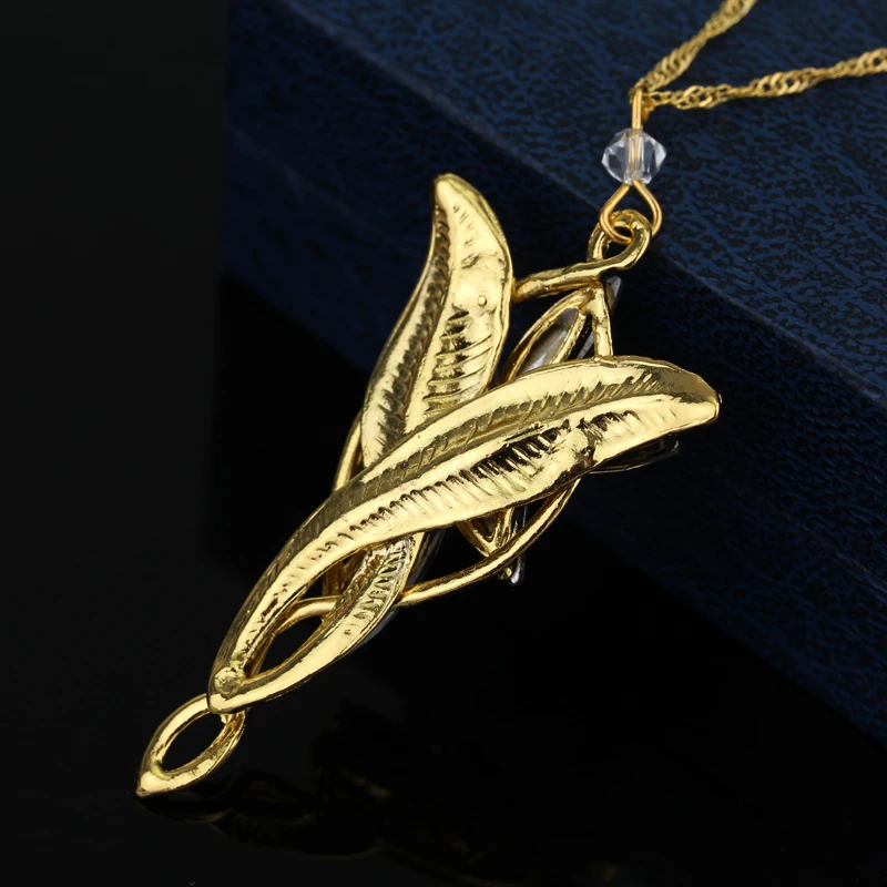 Dongsheng Arwen Evenstar кулон ожерелья для женщин arwen Кристалл Чокеры ожерелье модное кино
