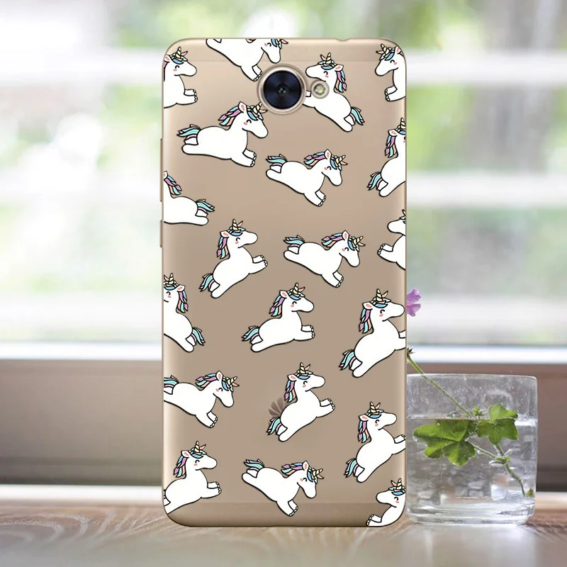Fanatu принципиально huawei Y7 чехол силиконовый чехол для телефона из мягкого ТПУ бампер huawei Y7 Чехол протектор huawei y-7 Y7 задняя крышка