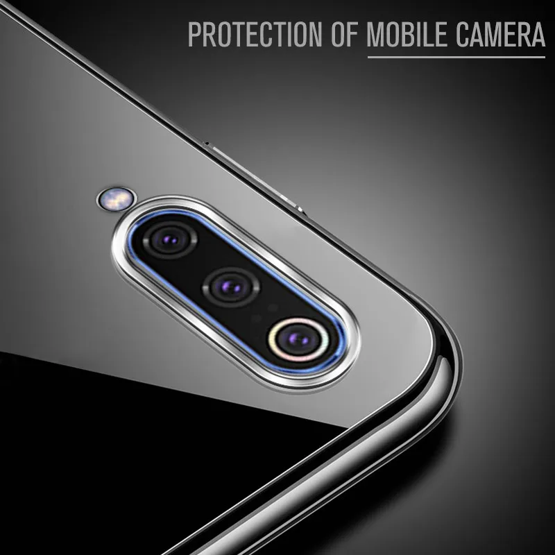 Чехлы для телефонов Xiaomi Mi 9 8 SE Lite Pro ультратонкий прозрачный силиконовый мягкий