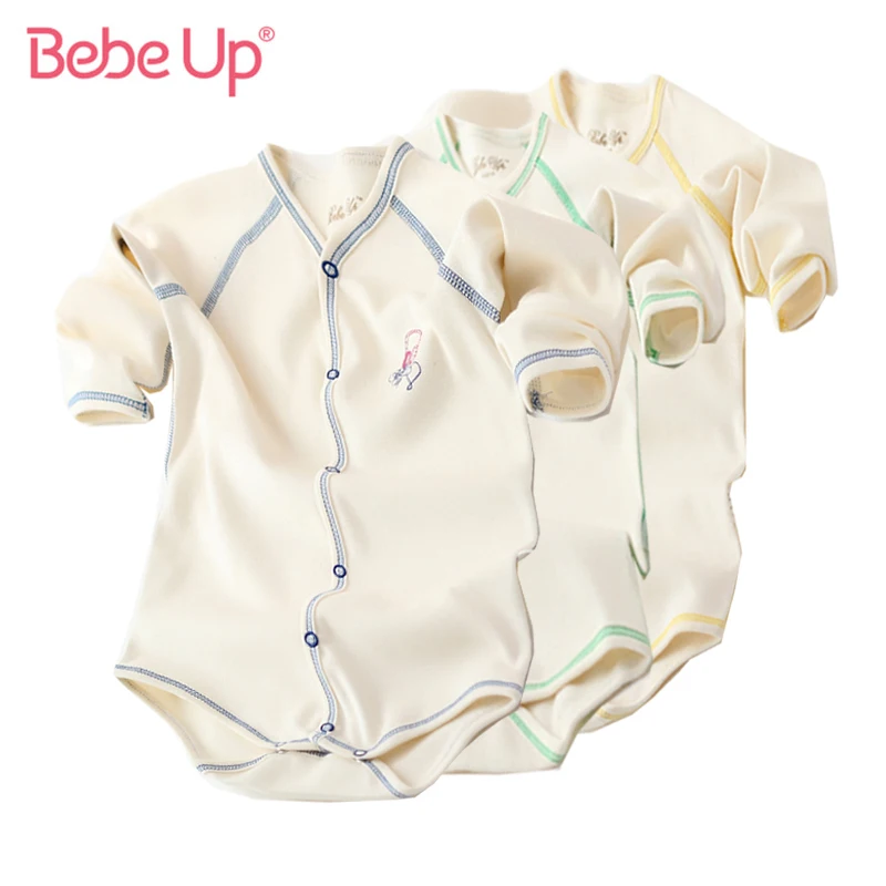 Bebe Up/Одежда для новорожденных Боди унисекс из органического хлопка маленьких