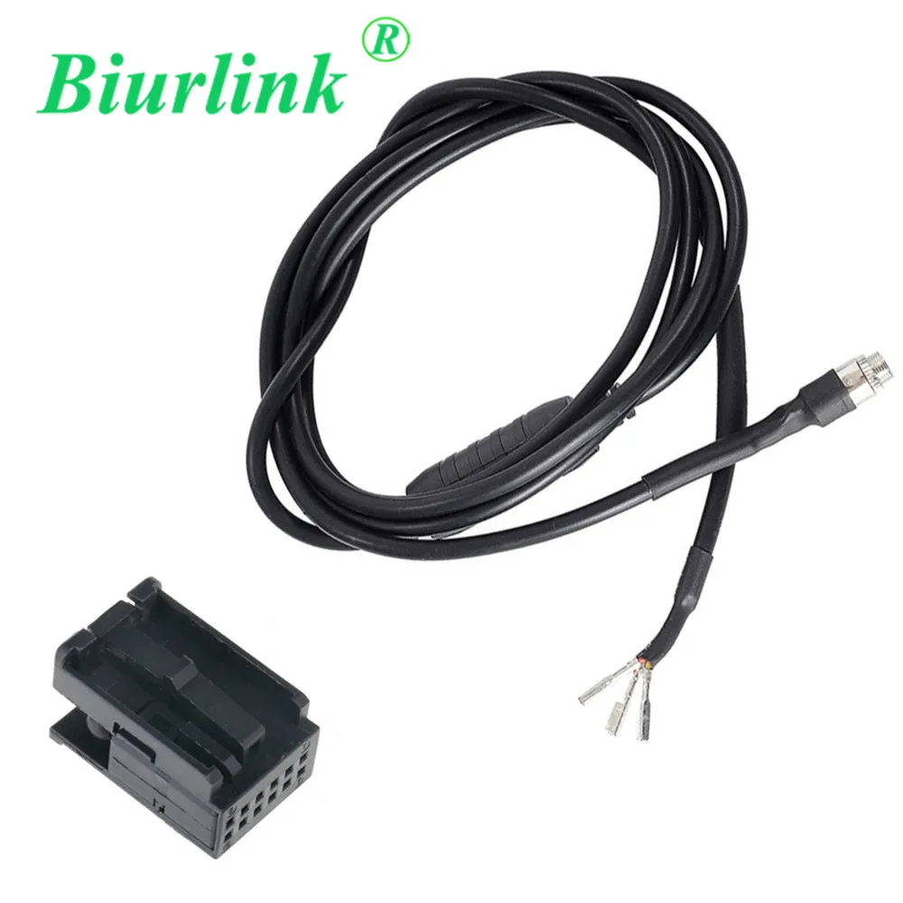 

Biurlink DIY AUX Auxiliary Wire 3.5mm Female Audio Music Cable For BMW Z4 E85 E83 E86 X3 MINI COOPER