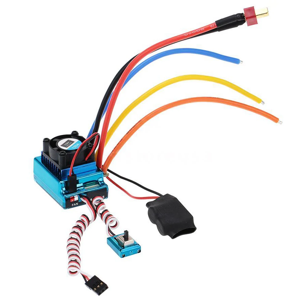 

120A Sensored Brushless Speed Controller ESC for RC 1/8 1/10 1/12 Car Crawler