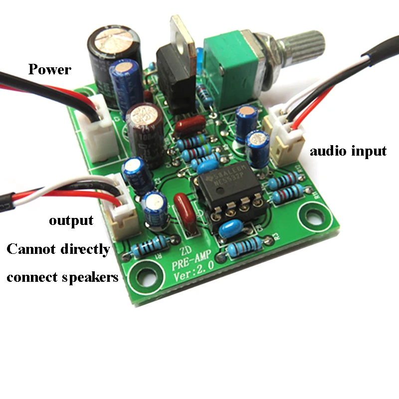 Lusya NE5532 OP AMP HIFI аудио усилитель постоянного тока одиночный источник питания 10 раз