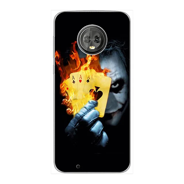 Чехол для Motorola Moto G6 Plus чехол G 6 мягкий окрашенный силиконовый задняя крышка MotoG6