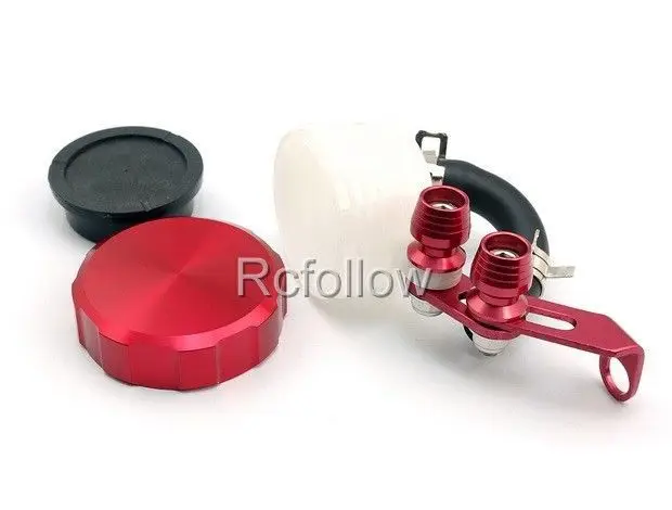 Universal Red Brake Fluid Reservoir For Yamaha YZF R1 R6 FZ1 FZ6 FJR 1300 FAZER|r1 radiator|r1 2003reservoir |