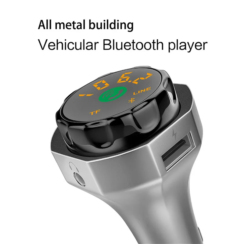 Автомобильный беспроводной fm передатчик JaJaBor Bluetooth автомобильный комплект AUX