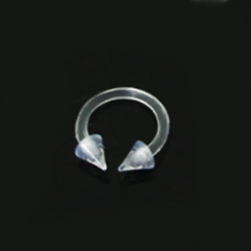 Акриловое прозрачное кольцо для пупка 2 шт./лот бровей носа тела пирсинг женщин и